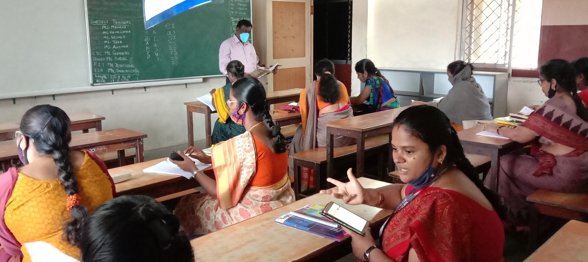 Teachers of Velammal Schools who attended AngLo's Accent Training at Chennai